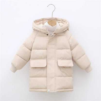Kids Cotton-Padded Parka Coat