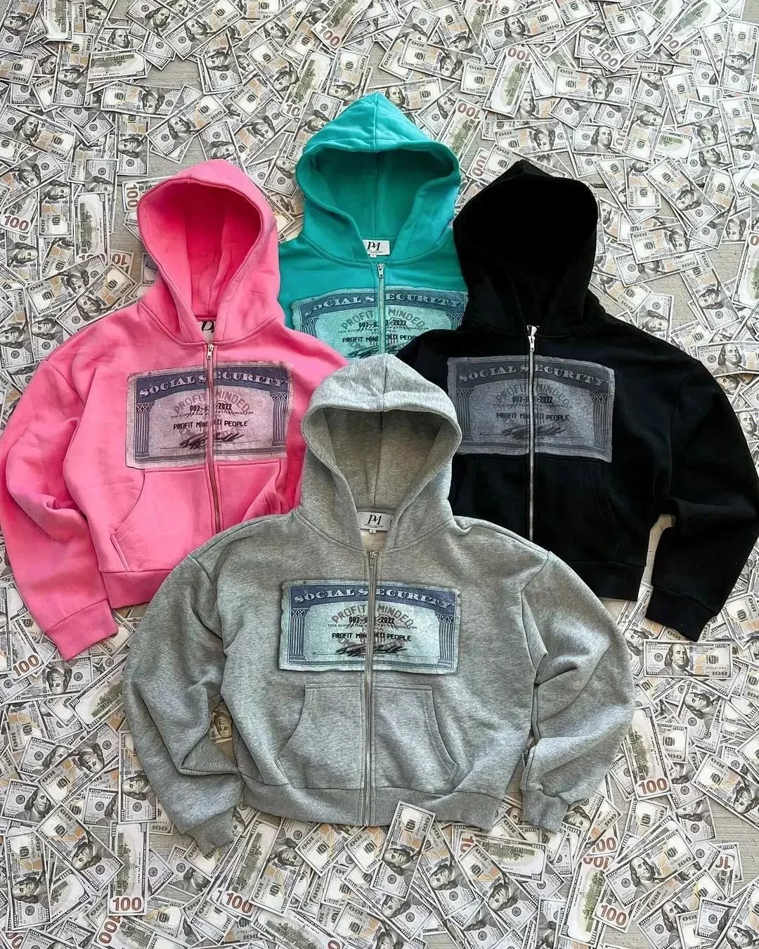 Hip-Hop Retro Zipper Hoodie