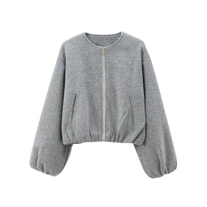 Mujer Black Bomber Jackets