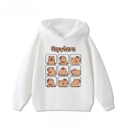 Kids Capybara Print Hoodie