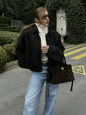 Drop Shoulder Cargo Jacket