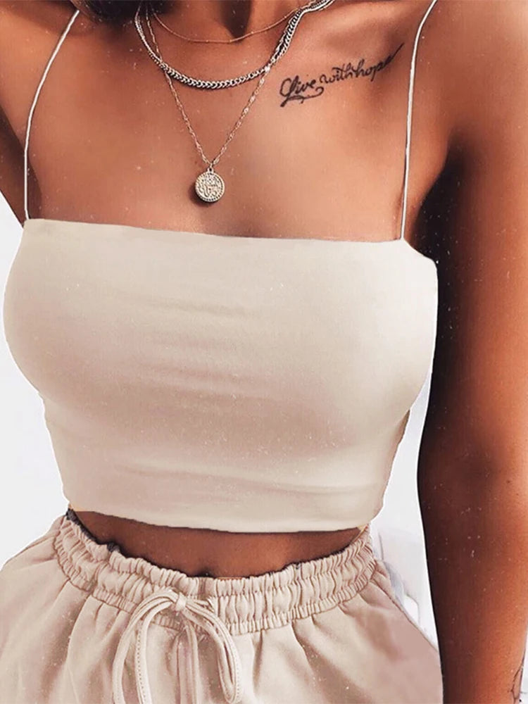Fashion Women Spaghetti Top