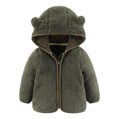 Baby Bear Ears Fleece Jacket