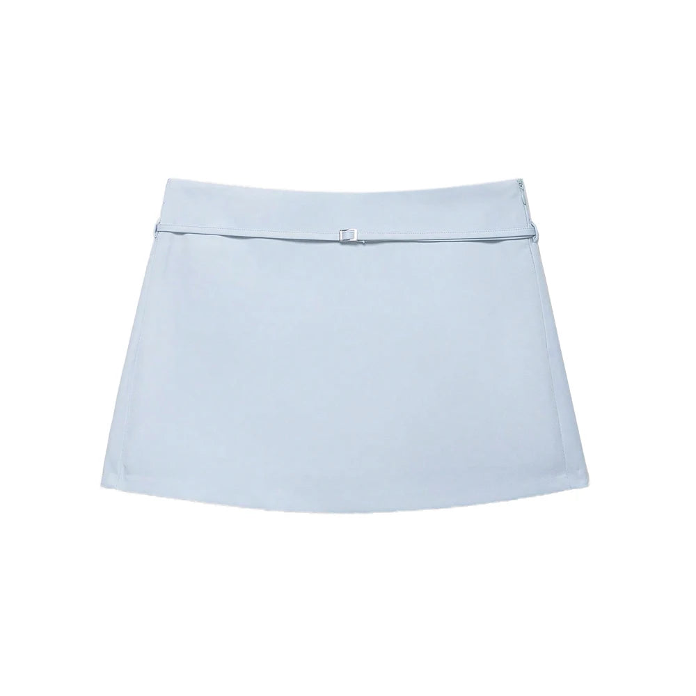 Solid Color Skort Belt