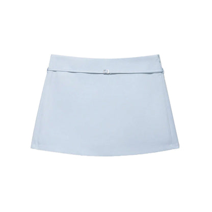 Solid Color Skort Belt