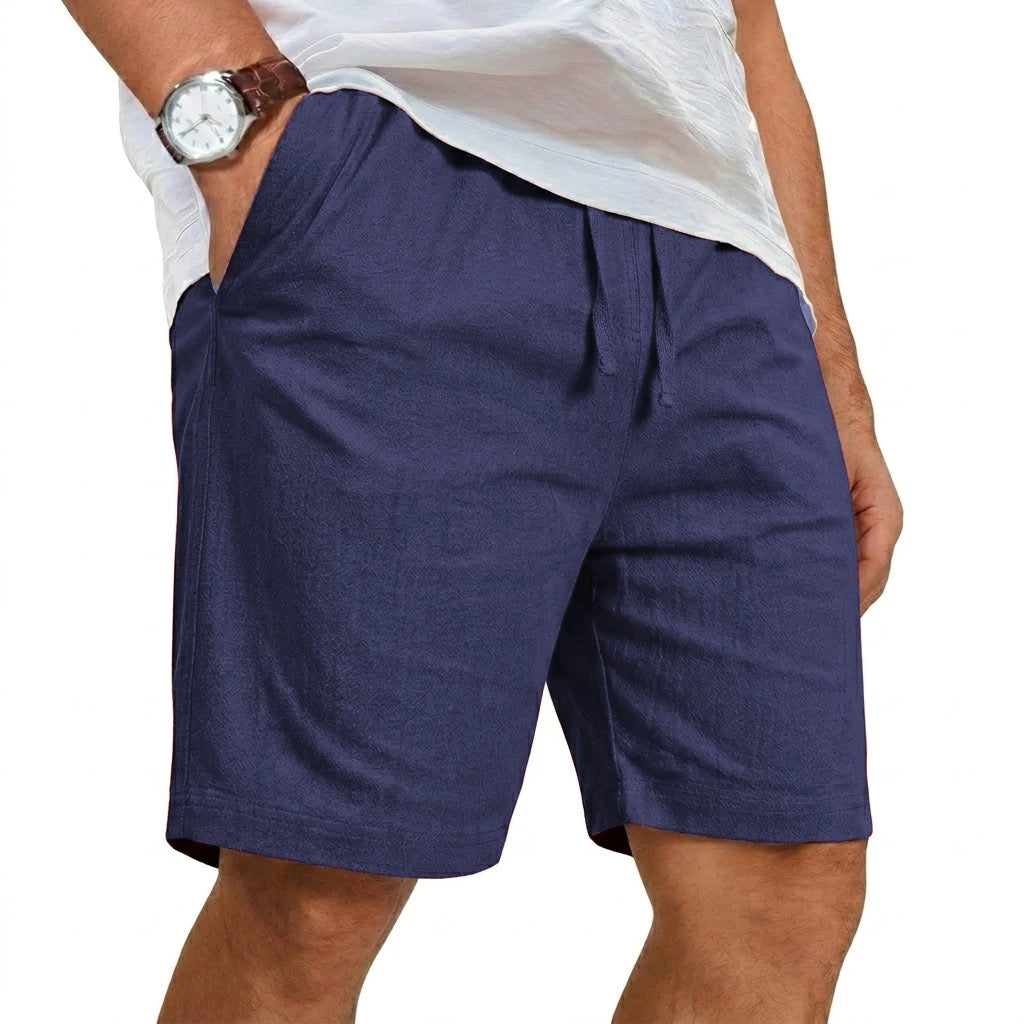 Solid Linen Short Gym