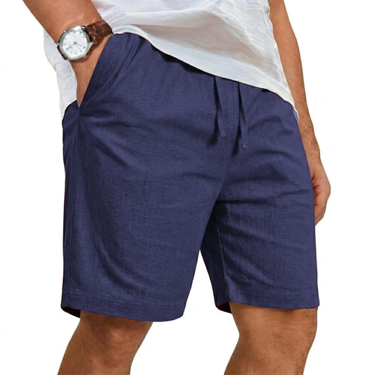Solid Linen Short Gym