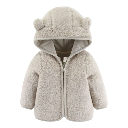 Baby Bear Ears Fleece Jacket