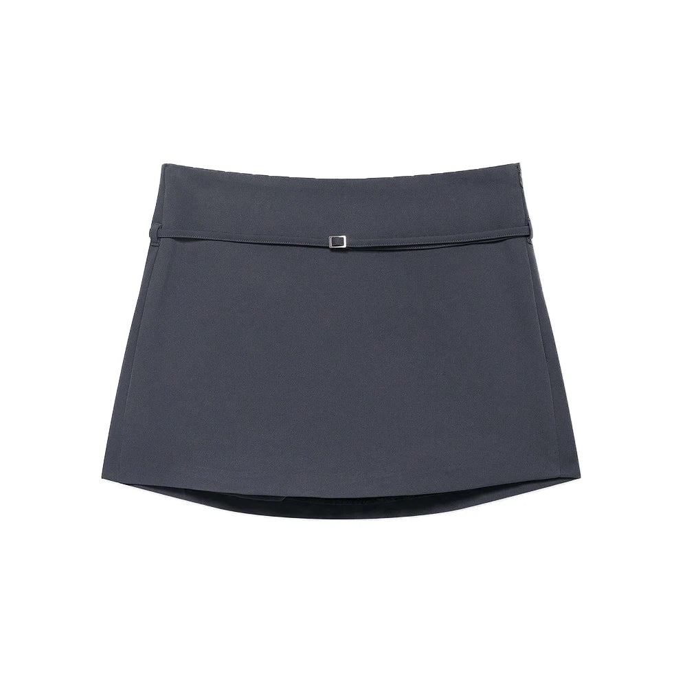 Solid Color Skort Belt