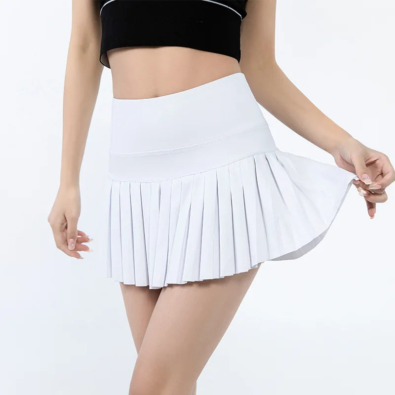 Sports Pleated Shorts