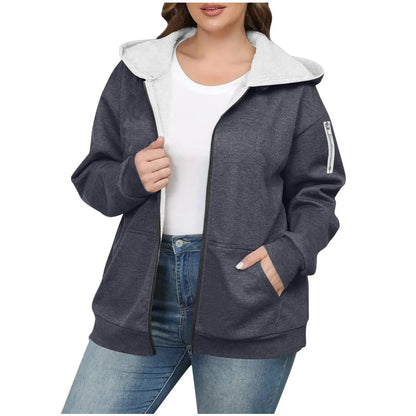 Basic Solid Color Hoodie