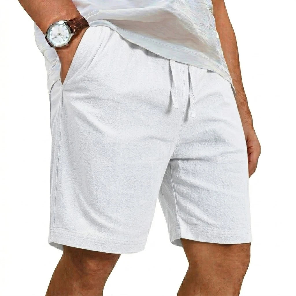 Solid Linen Short Gym