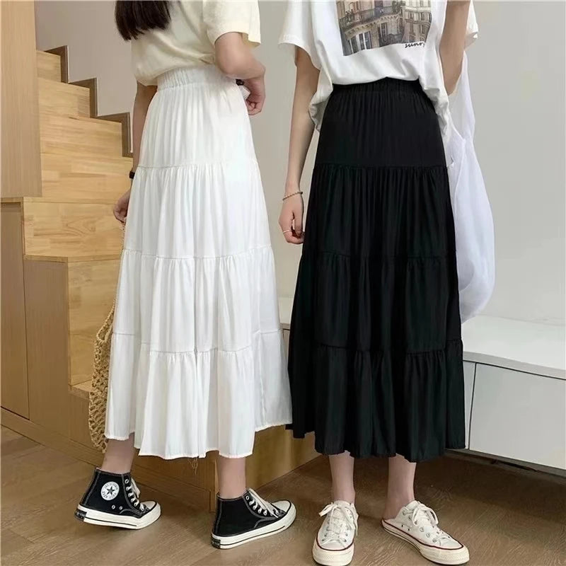 Vintage Patchwork A-Line Skirt
