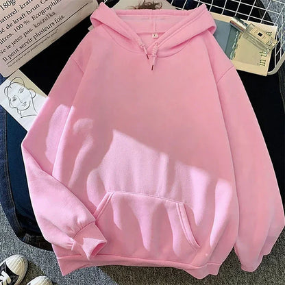 Casual Pocket Long Sleeve Hoodie