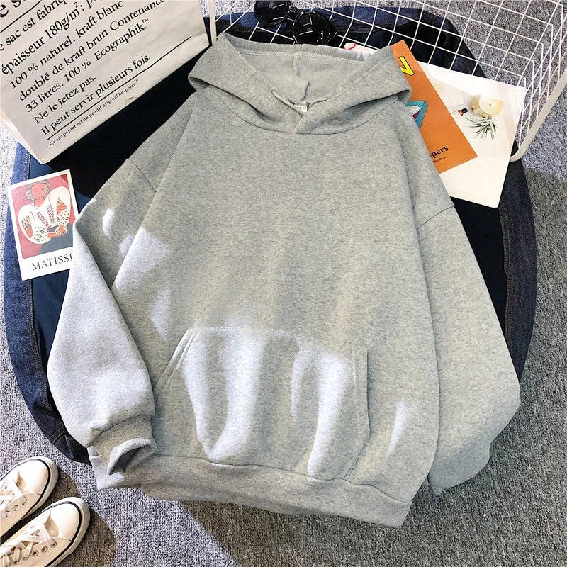 Casual Pocket Long Sleeve Hoodie