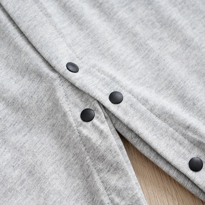 Baby Baseball Long Sleeve Footie