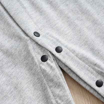 Baby Baseball Long Sleeve Footie