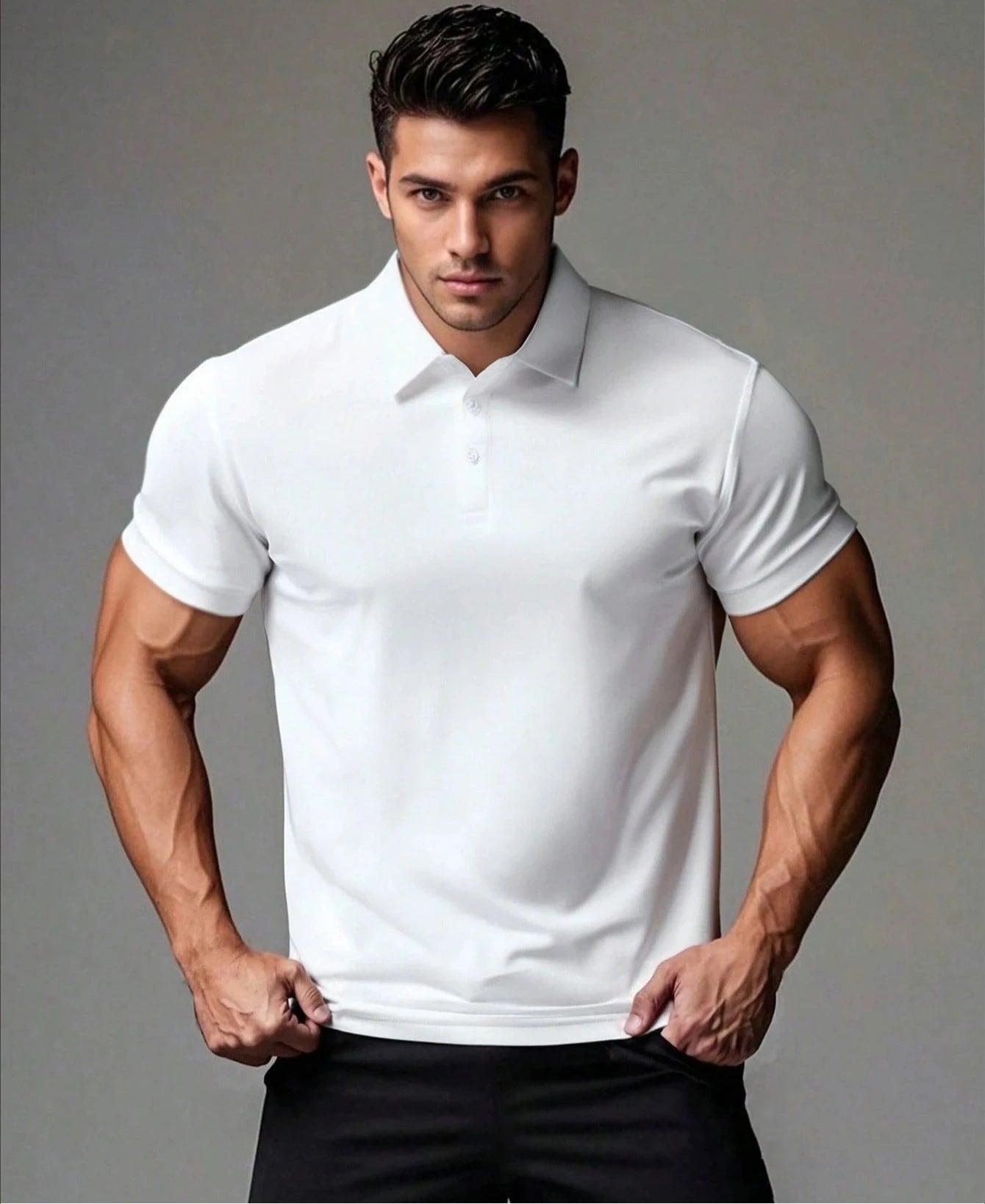 Breathable Business Polo Summer