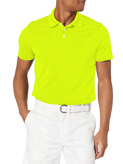 Short Sleeve Polo Buttons