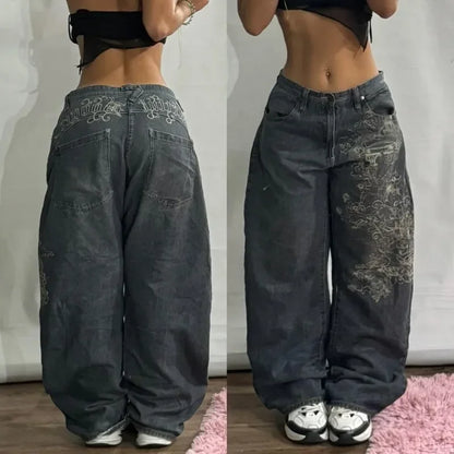 Streetwear Oversized Print Baggy