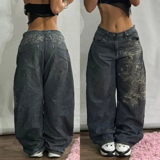 Streetwear Oversized Print Baggy