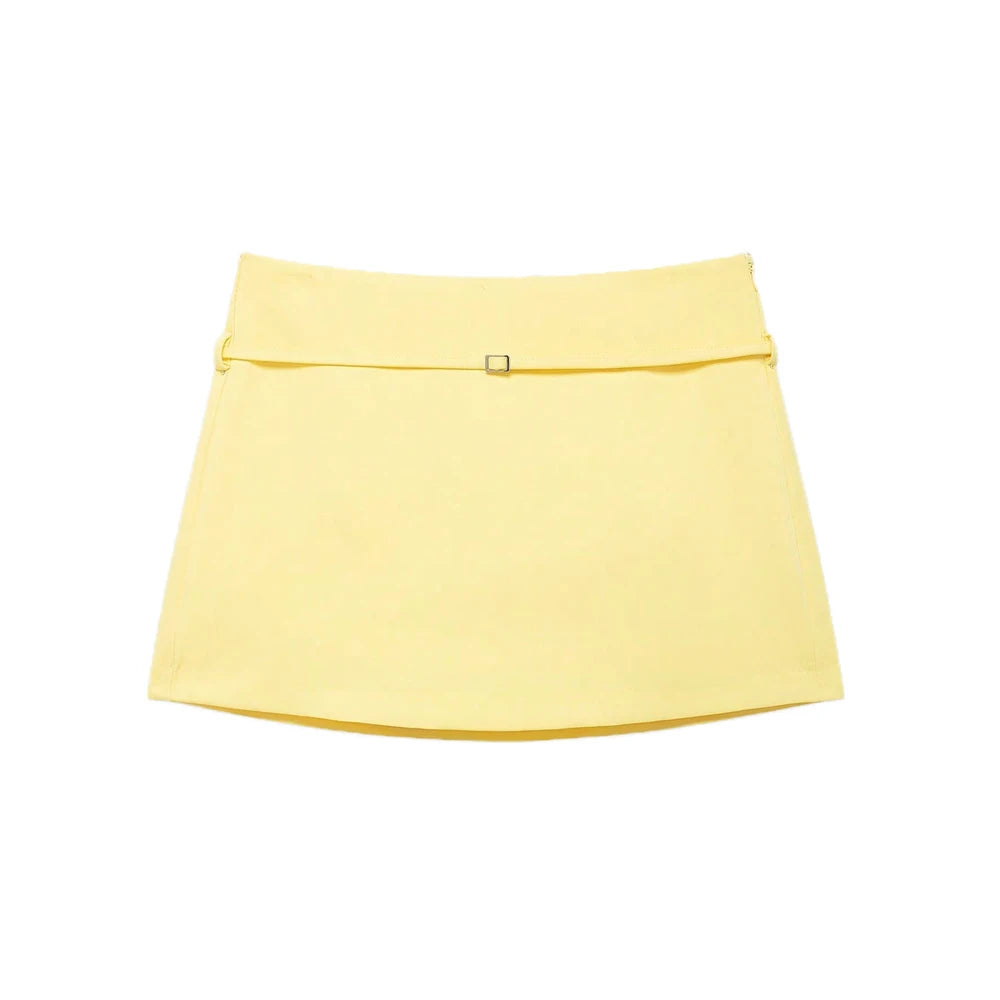 Solid Color Skort Belt