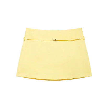 Solid Color Skort Belt