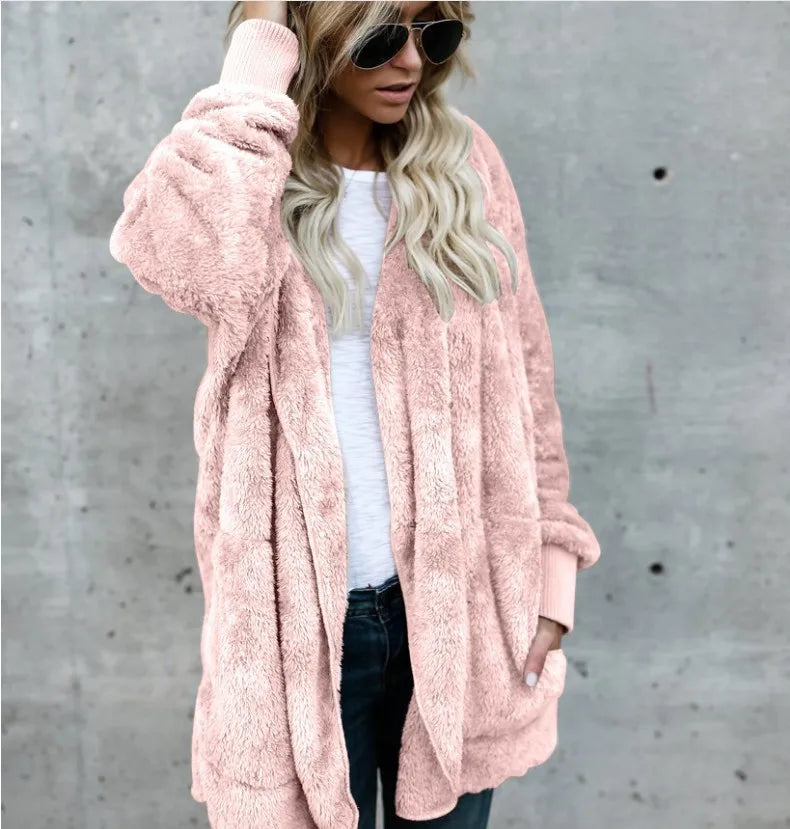 Double Fleece Hooded Jacket