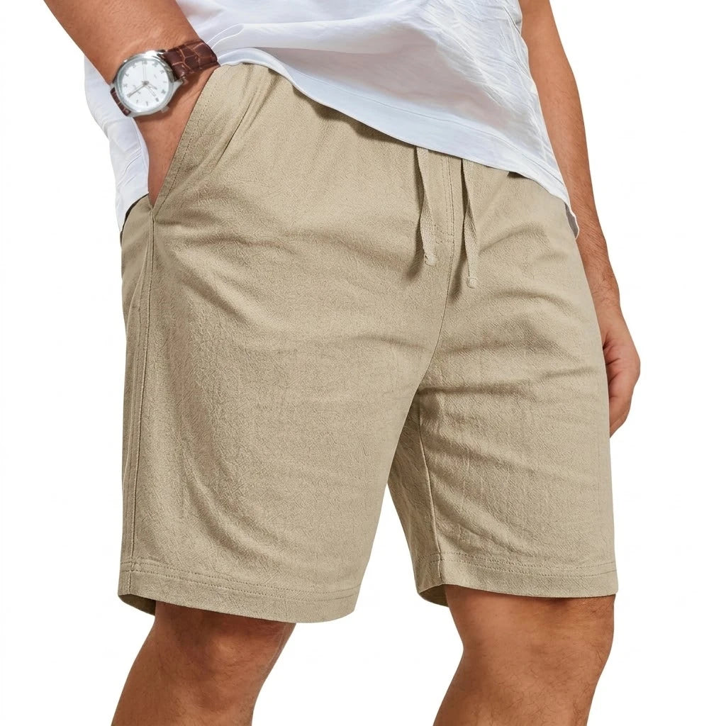 Solid Linen Short Gym