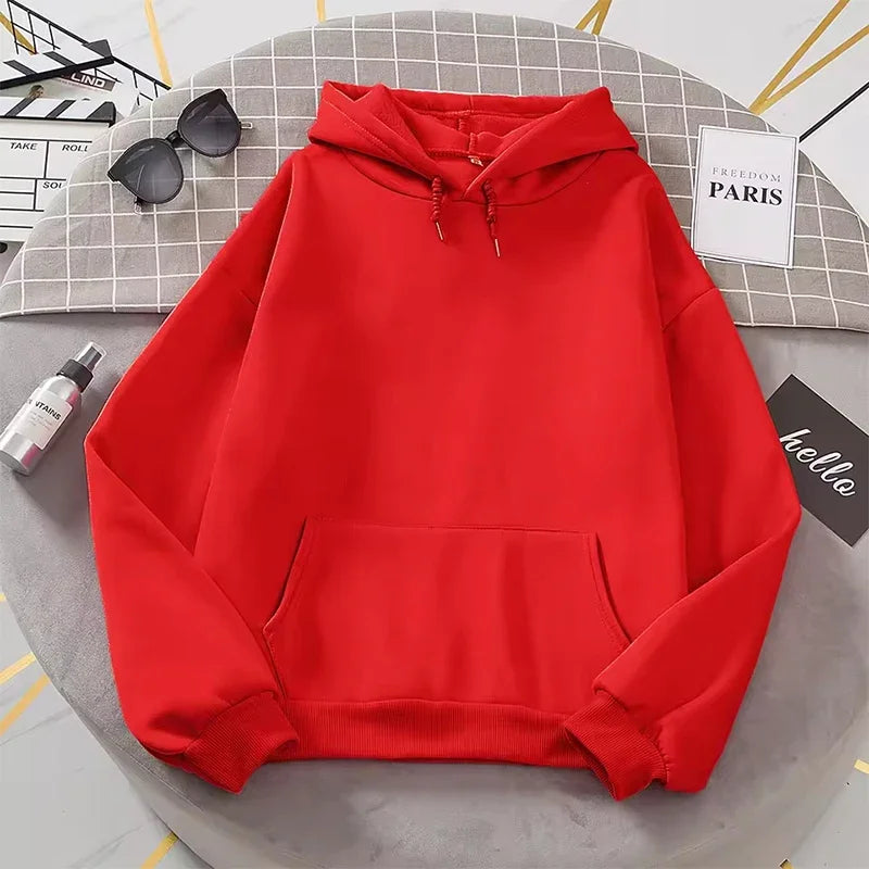 Casual Pocket Long Sleeve Hoodie