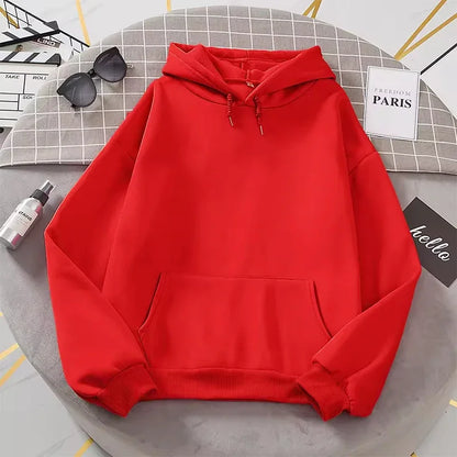 Casual Pocket Long Sleeve Hoodie