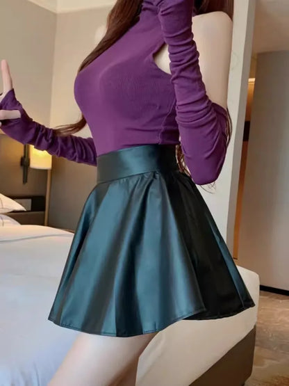 Multipurpose Elastic Mini Skirt
