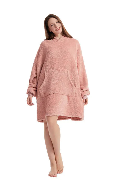 Double-Faced Fleece Hoodie