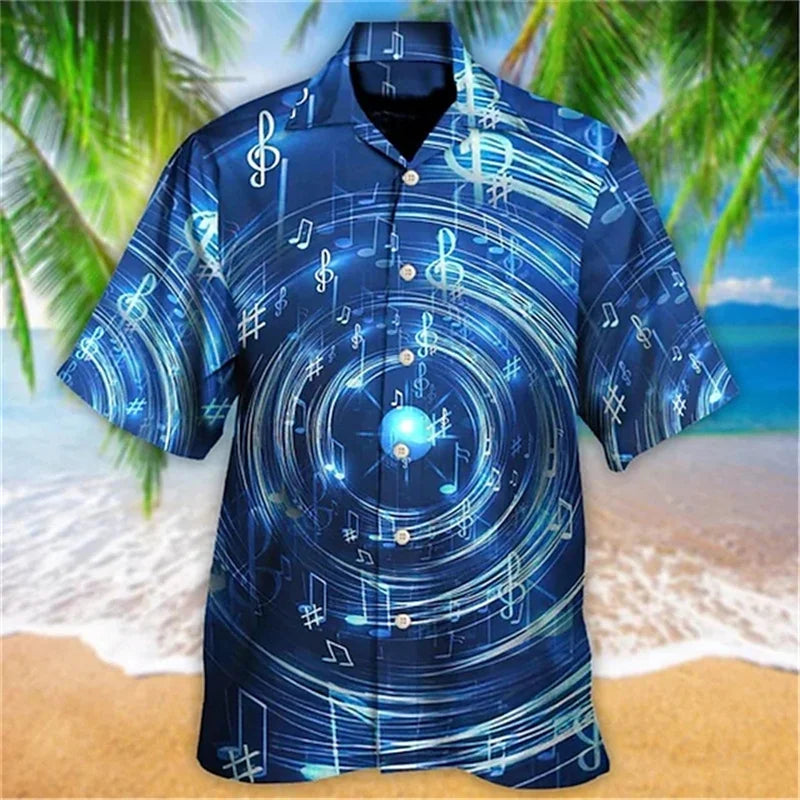 Guitar Beer Pattern Hawaiian