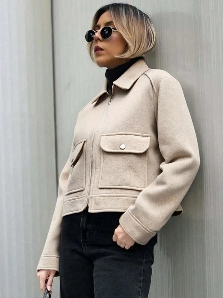 Winter Zipper Pocket Jacket