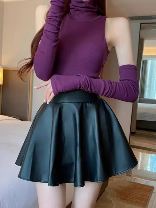 Multipurpose Elastic Mini Skirt