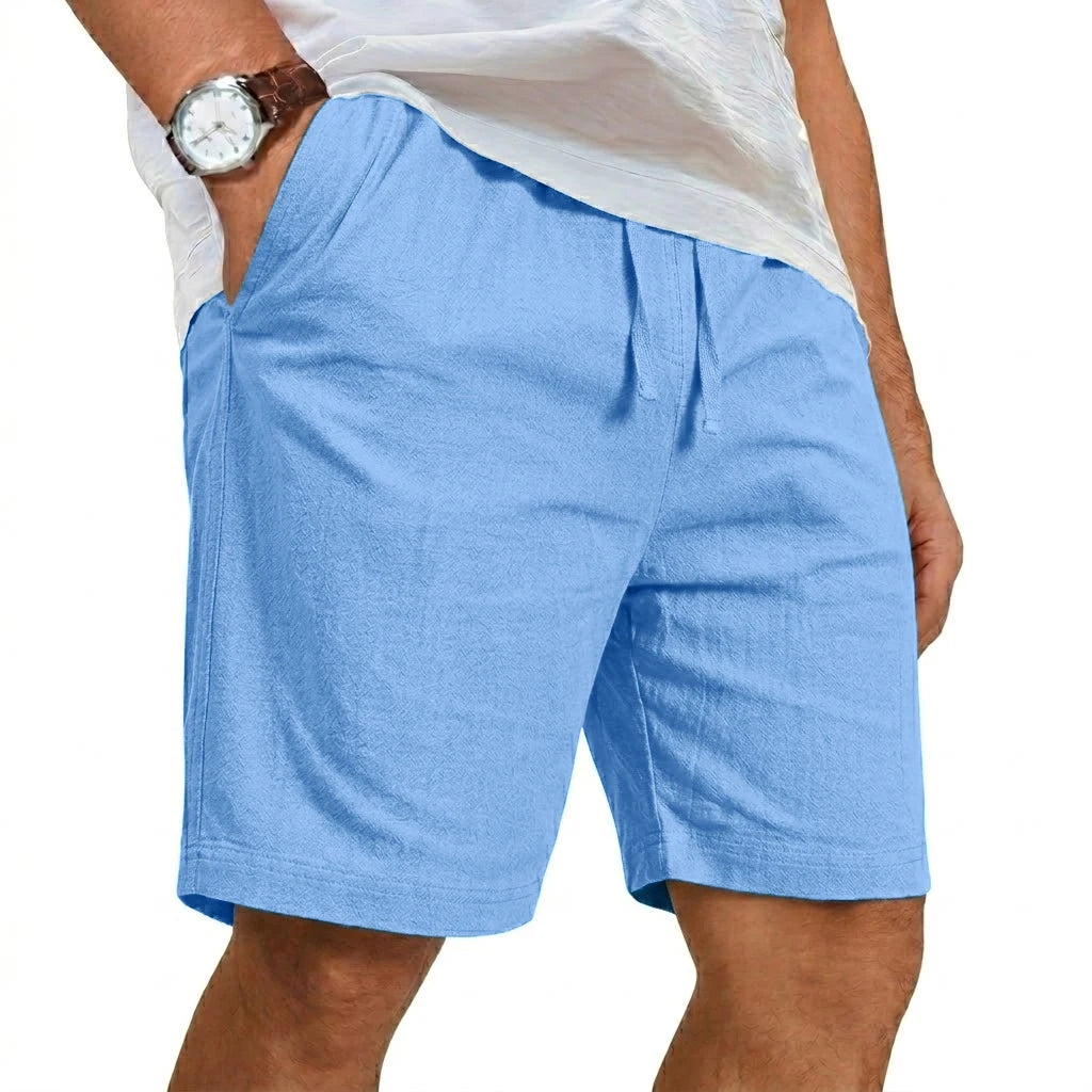 Solid Linen Short Gym