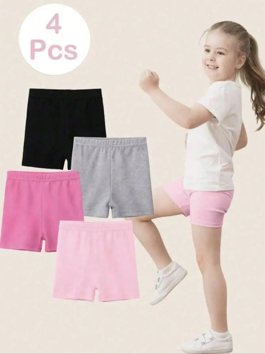 4-pack Girls' Shorts