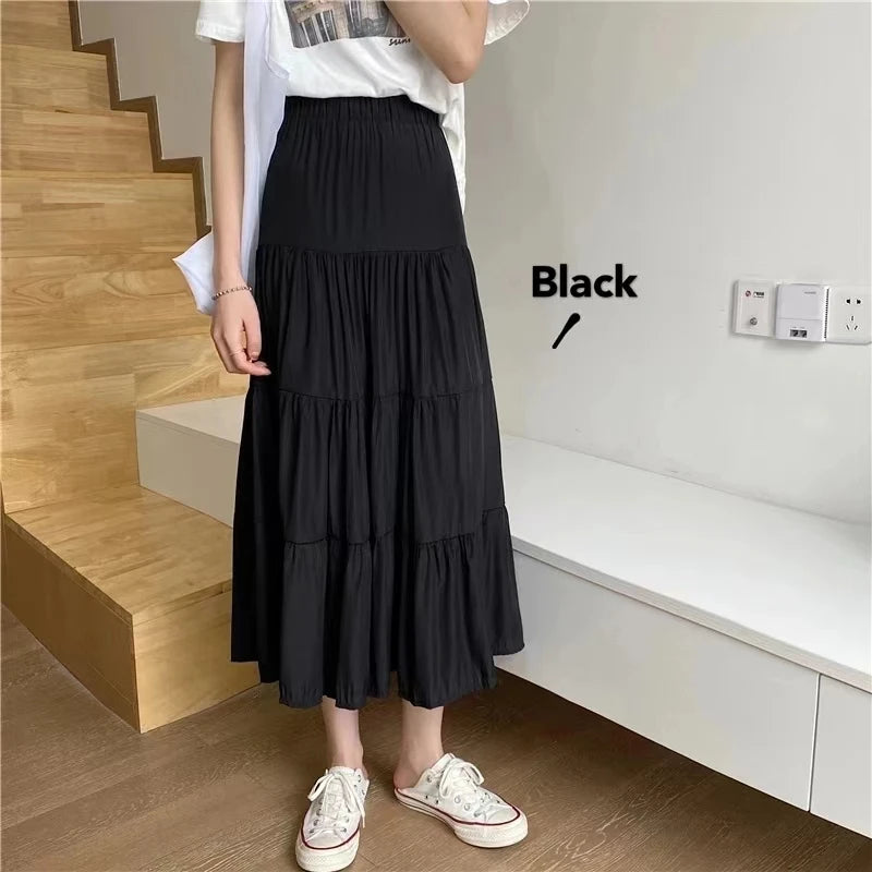 Vintage Patchwork A-Line Skirt