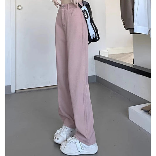 Retro Wide Leg High Waist Jeans
