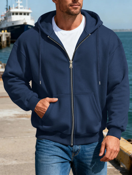 Men's Comfortable Fleece Zipper