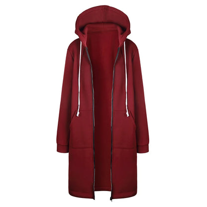 Autumn Winter Thick Hoodie Parka