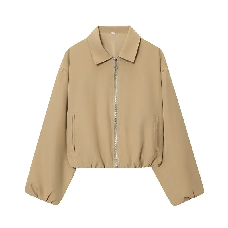 Mujer Bomber Jacket Top