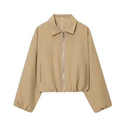 Mujer Bomber Jacket Top