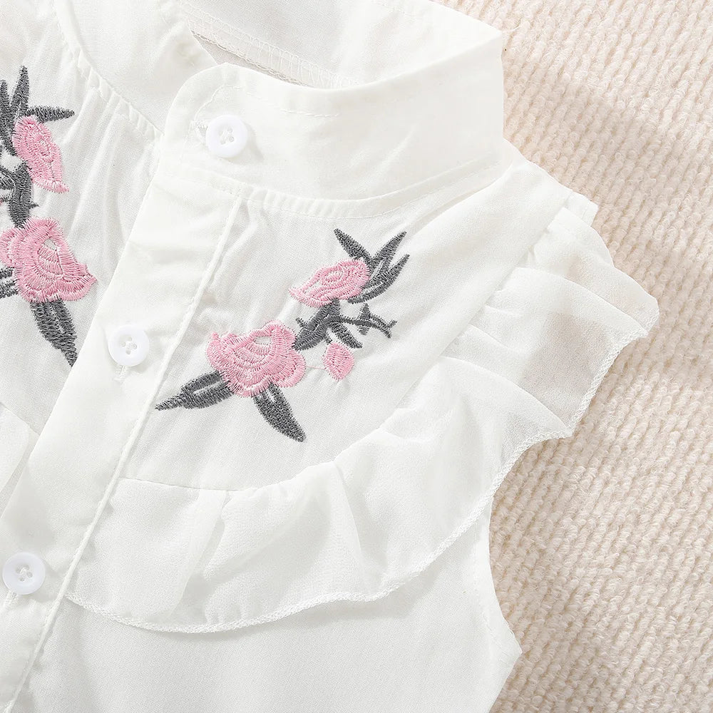 Baby Girl Flower Embroidery Set