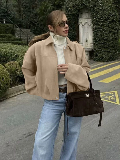 Drop Shoulder Cargo Jacket