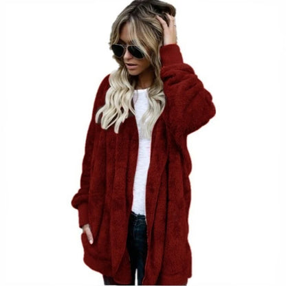 Double Fleece Hooded Jacket