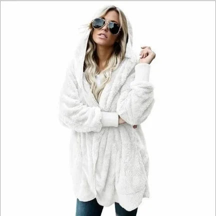 Double Fleece Hooded Jacket