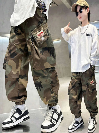 Boys Camouflage Overalls
