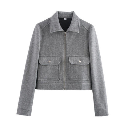 Winter Zipper Pocket Jacket